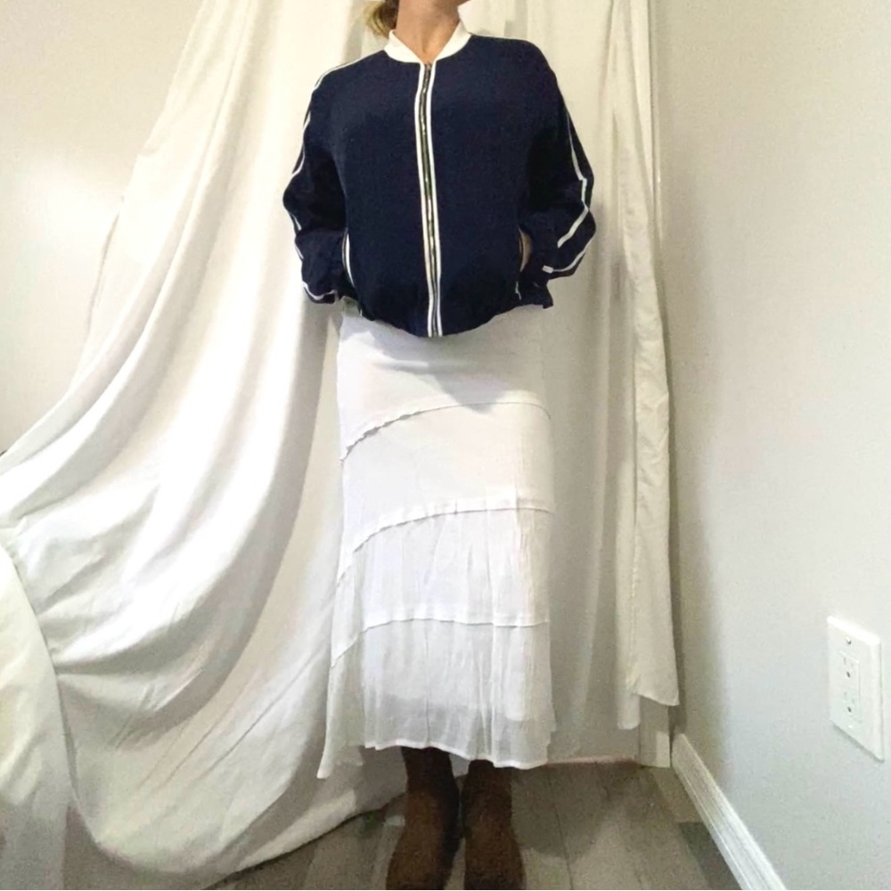 Calvin Klein navy blue track jacket